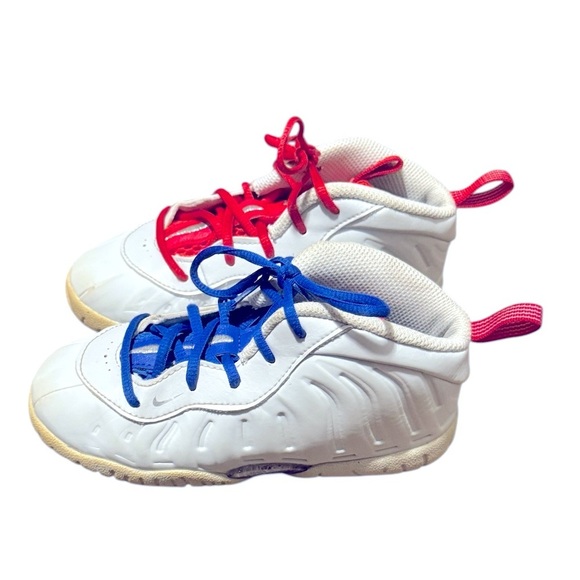 Nike Little Posite One GS ‘USA Moon’ Size 10C - Picture 1 of 5
